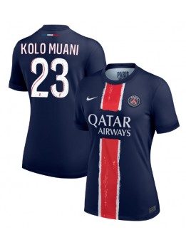 Paris Saint-Germain Randal Kolo Muani #23 Heimtrikot für Frauen 2024-25 Kurzarm